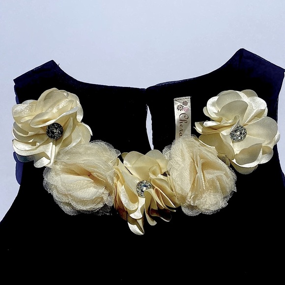 Girls (M) Special Occasion Bubble Hem Dress - Picture 2 of 2